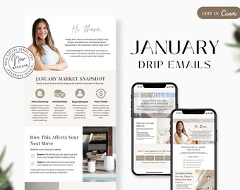 Real Estate January Email Template (Digital Download)