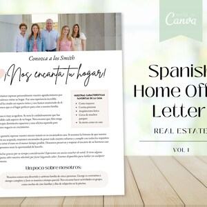 Carta de oferta inmobiliaria en español, Carta de oferta inmobiliaria, Marketing inmobiliario bilingüe, Agricultura inmobiliaria, Carta inmobiliaria en español