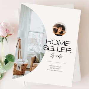 Selling Your Home, Listing Presentation, Beige Home Seller Guide, Modern Real Estate Marketing, Real Estate Seller Guide