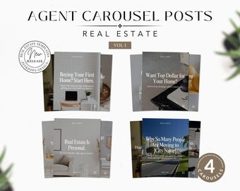 Makler Karussell Instagram Posts Template | Digitaler Download