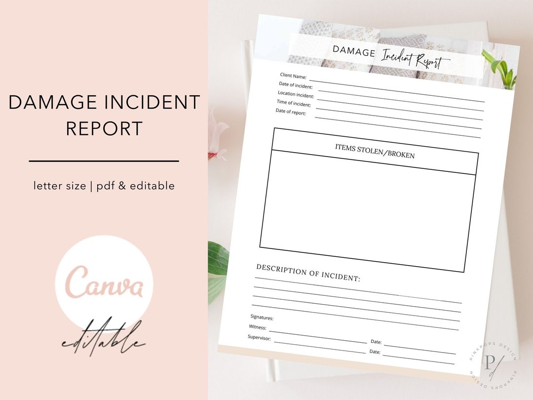 Damage Incident Report Form, Cleaning Report Form, Residential Cleaning