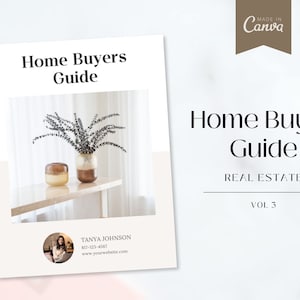 Minimal Home Buyer Guide, Homebuyer Guide, Modern Real Estate Marketing, First Time New Home Buyer Guide, Real Estate Buyer Guide