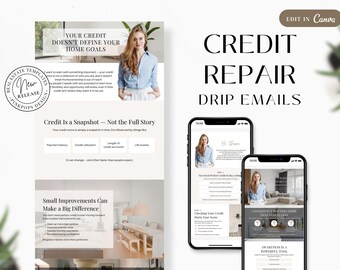 E-Mail-Vorlage zur Kreditreparatur (digitaler Download)