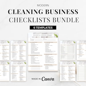 Cleaning Business Checklist Bundle, Cleaning Business Template, Cleaning Business Bundle, Cleaning Checklist, Professional Cleaning Business