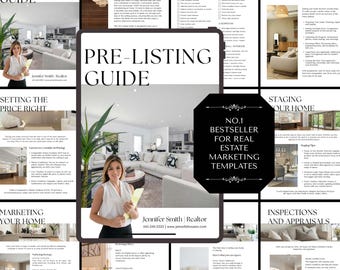 Modern Real Estate Pre-Listing Guide | Canva Editable