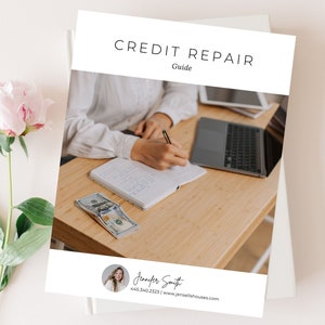 Credit Repair Guide, Boost Your Credit Guide, Real Estate Guide, Mortgage Broker Template, Mortgage Credit Repair Guide