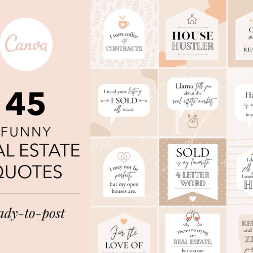 45 Funny Real Estate Quotes Real Estate Instagram Templates - Etsy Ireland 45 Funny Real Estate Quotes Real Estate Instagram Templates - Etsy Ireland