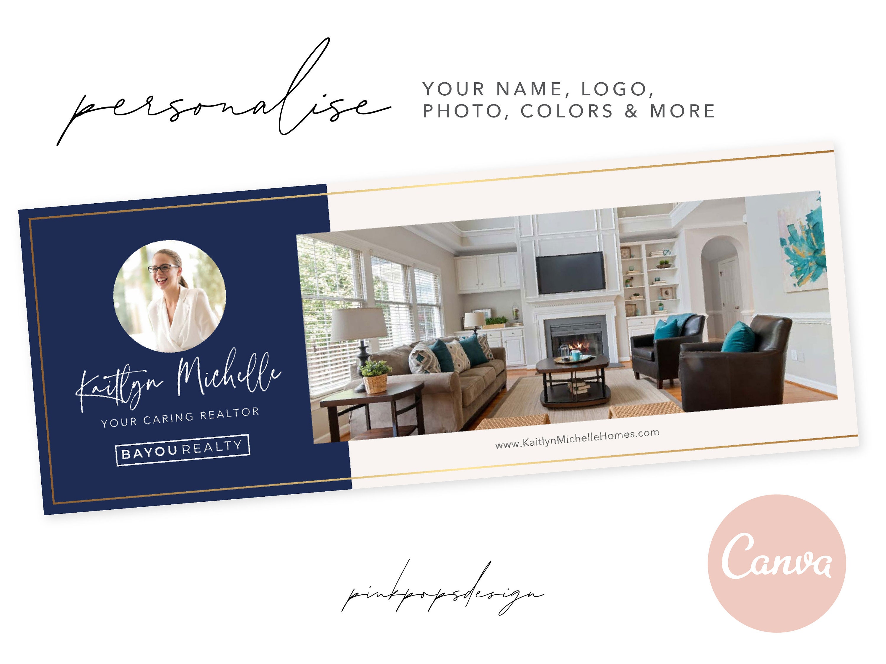 Navy Facebook Cover - Etsy