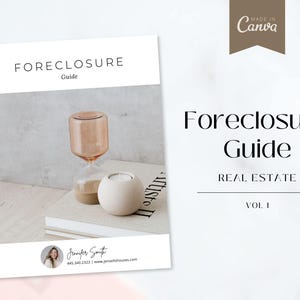 Foreclosure Guide | Real Estate Foreclosure Guide Template | Distressed Homeowners | Home Foreclosure | Real Estate Marketing