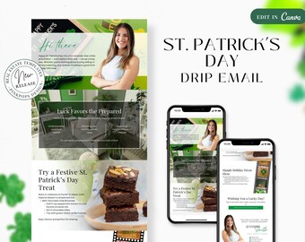 Grundbesitz St. Patrick's Day E-Mail-Vorlage (Digitaler Download)