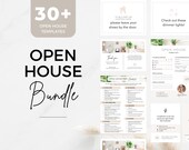 Real Estate Open House Template Bundle, Marketing Kit (Digital Download)