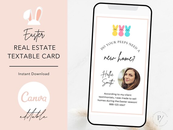 Buy Do Your Peeps Need A New Home Digital Easter Card, Textable.