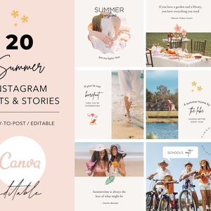 Summer Real Estate Instagram Templates, Summer Real Estate Social Media, Summer Real Estate Marketing, Summer Realtor Instagram Posts