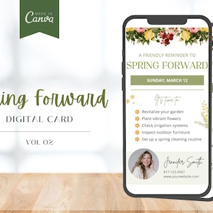 Frühling nach vorne digitale Karte | Grundbesitz Frühlings-Digital-Karte | Grundbesitz Frühling Landwirtschaft | Grundbesitz Frühling Textable | Makler Marketing
