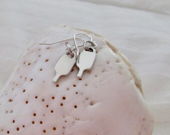 Delicate Pickleball Paddle Earrings (pbe7)