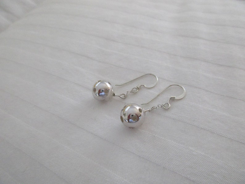 Sterling Silver Drop Pickleball Earrings Pbe23 Etsy