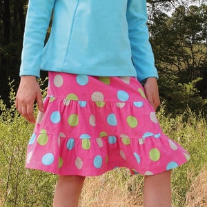 Grace Skirt With 2 Ruffle Variations PDF Sewing Pattern image 1