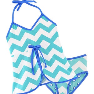 Auburn Swim Tankini Set PDF Sewing Pattern Sizes 4-16 image 3