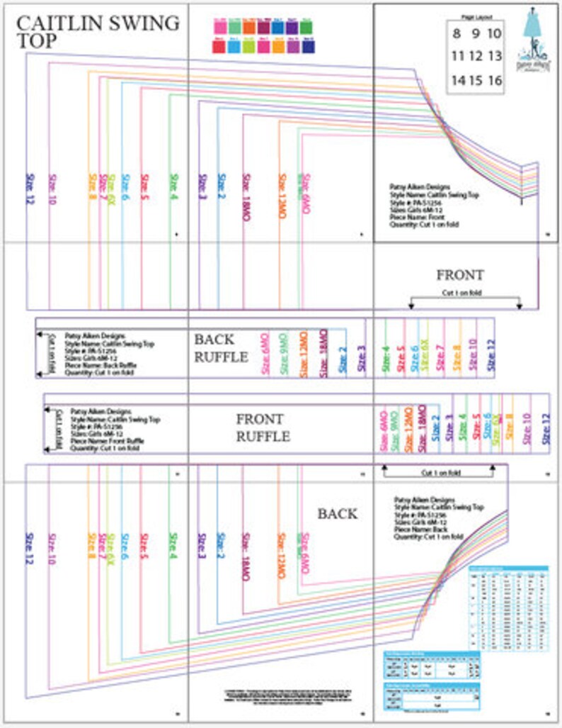Caitlin Swing Top Pattern image 4