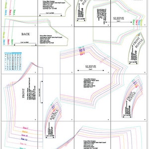 Harper Swim Rash Guard PDF Sewing Pattern Sizes 4-16 image 4