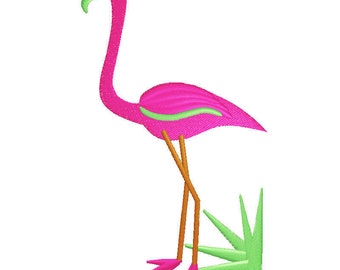 Flamingo (2 Sizes) Embroidery