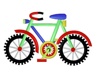 Bicycle Machine Embroidery Instant Download by Patsy Aiken Designs