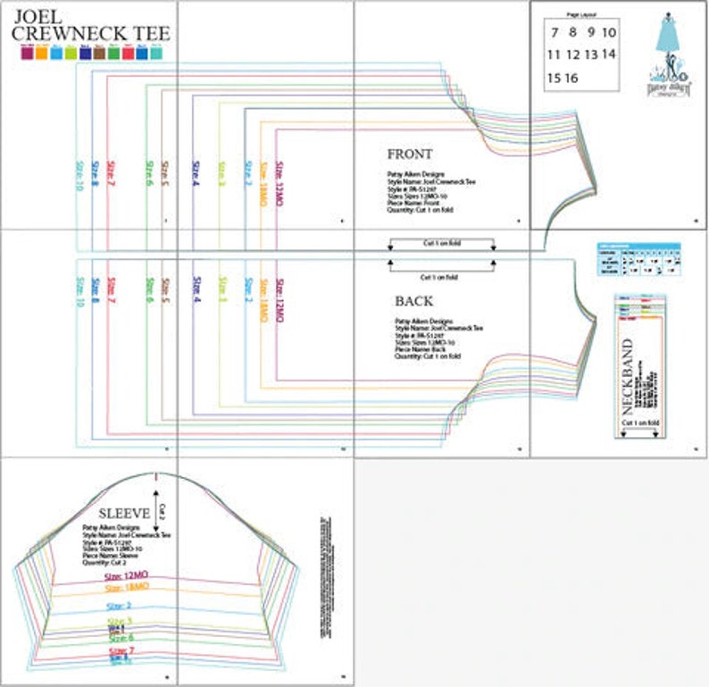 Joel Crewneck Tee Pattern image 4