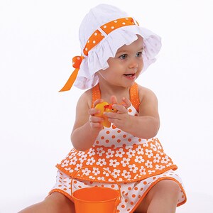 Layla Six-Panel Hat W-Ruffles PDF Sewing Pattern image 2