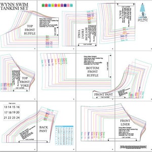 Wynn Swim Tankini Set PDF Sewing Pattern image 3