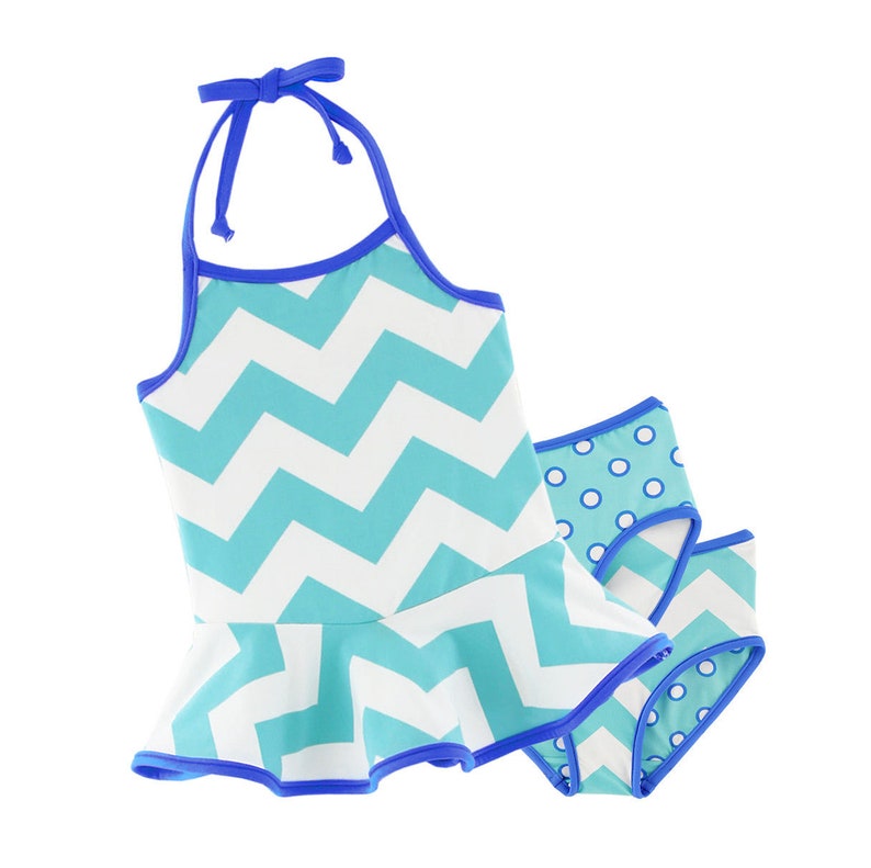 Ellie Swim Ruffle Top Set Pattern image 2