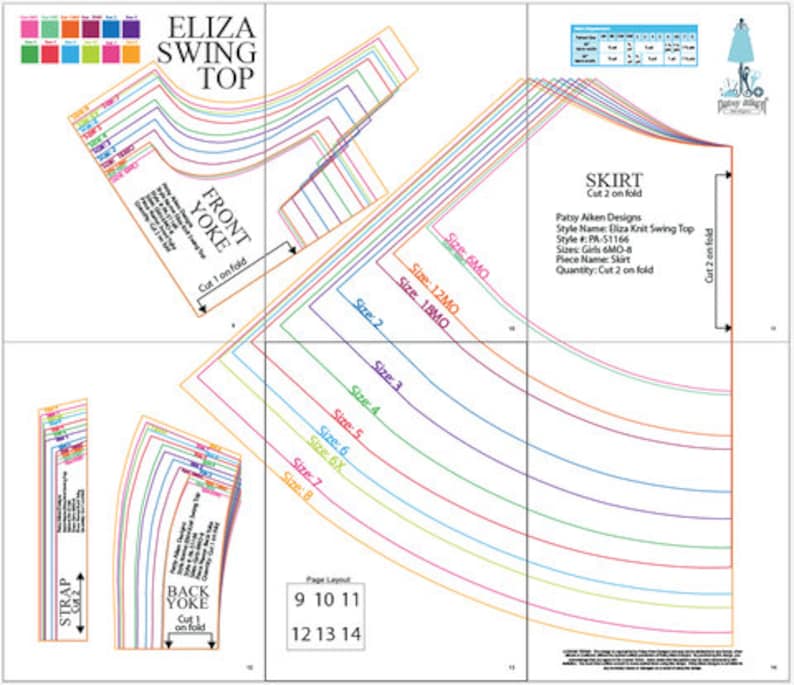 Eliza Swing-Top PDF Sewing Pattern image 4