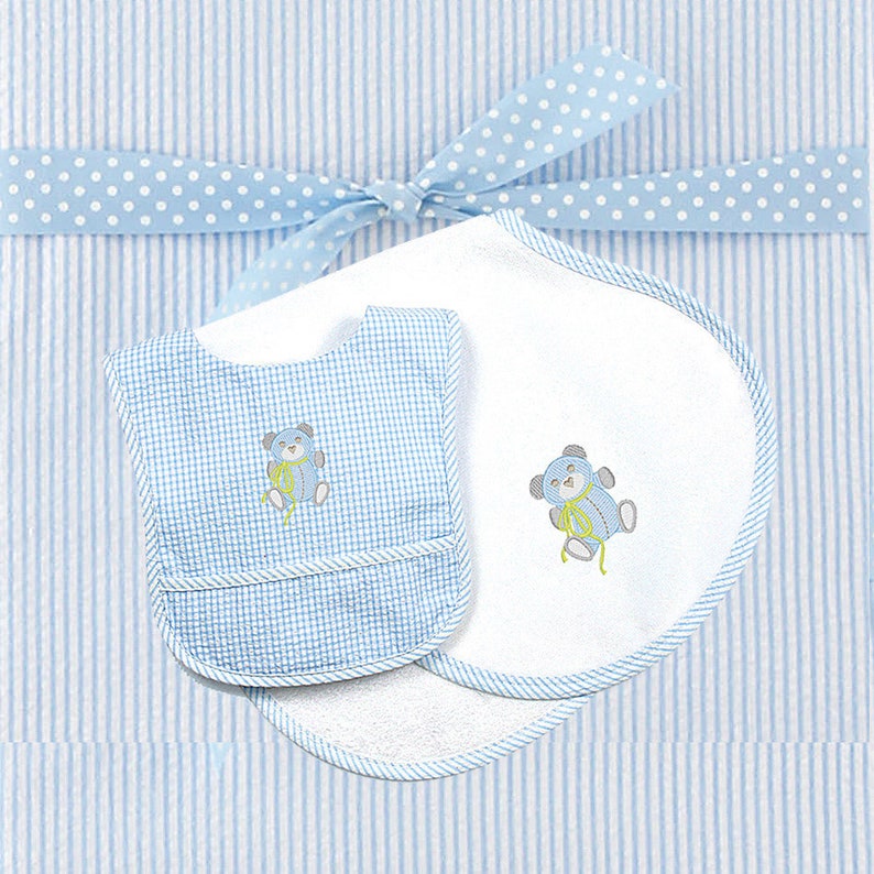 Baby Bib & Nappie PDF Sewing Pattern image 2