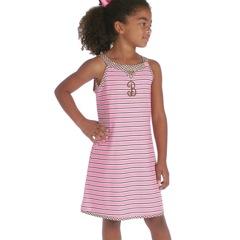 Brianna Knit Dress PDF Sewing Pattern With 2 Neckline Options image 1