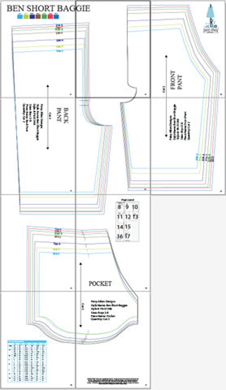 Ben Short Baggies PDF Sewing Pattern image 6