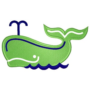 Whale Embroidery