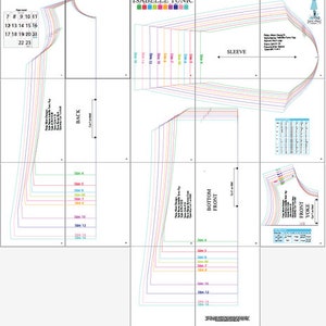 Isabelle Tunic Top Pattern PDF Sewing Pattern image 4
