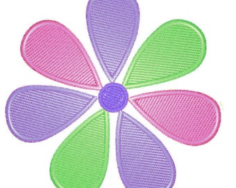 Graphic Flower (2 Sizes) Embroidery