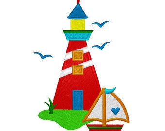 Lighthouse (Girl) Embroidery