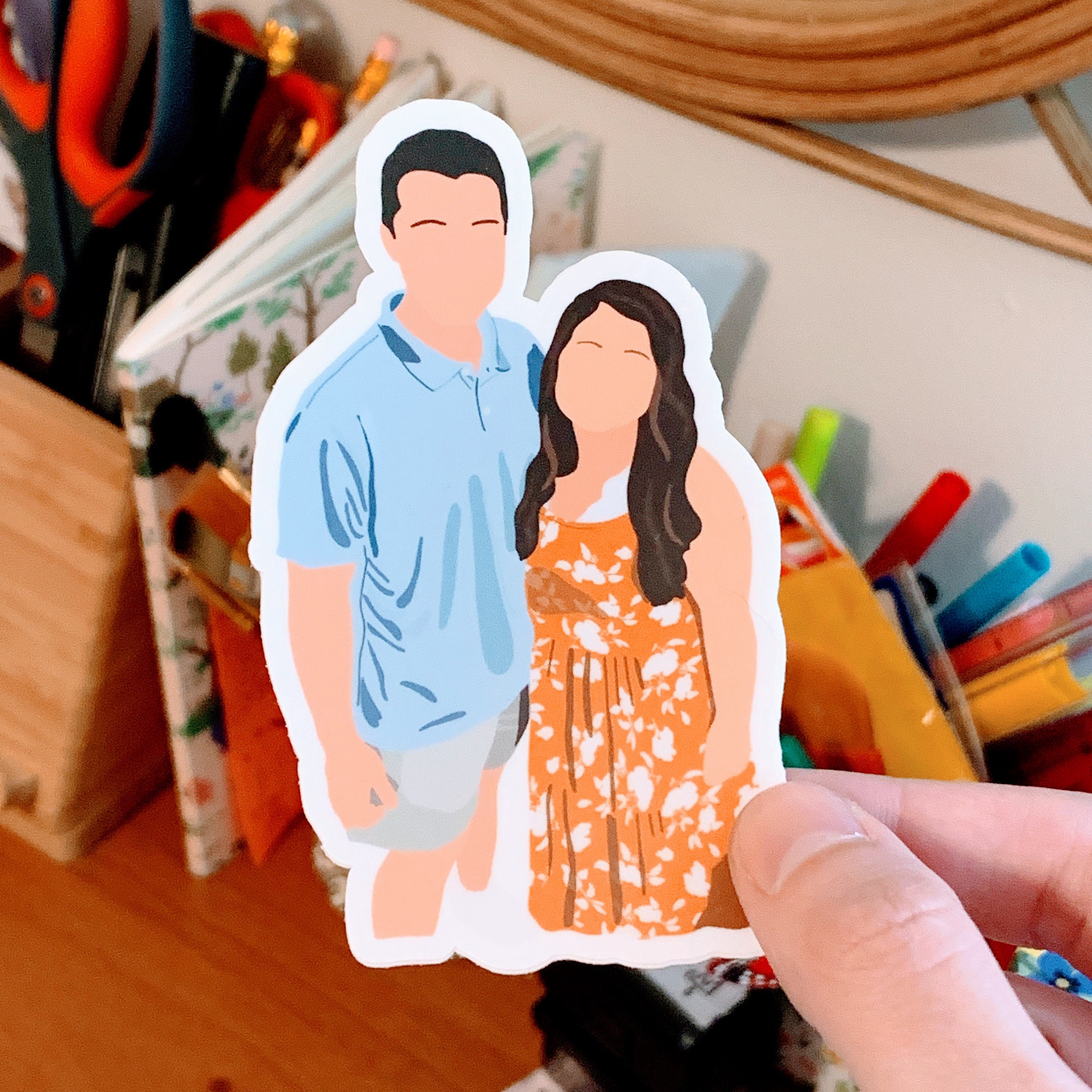 Custom Portrait Sticker