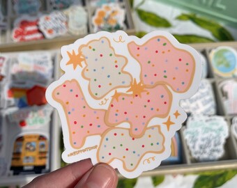 Animal Cracker Sticker, Cookie Sticker, Animal Cookies Sticker, Sticker for Kids, Pink Sticker, Lunch Box Sticker, Dessert Sticker