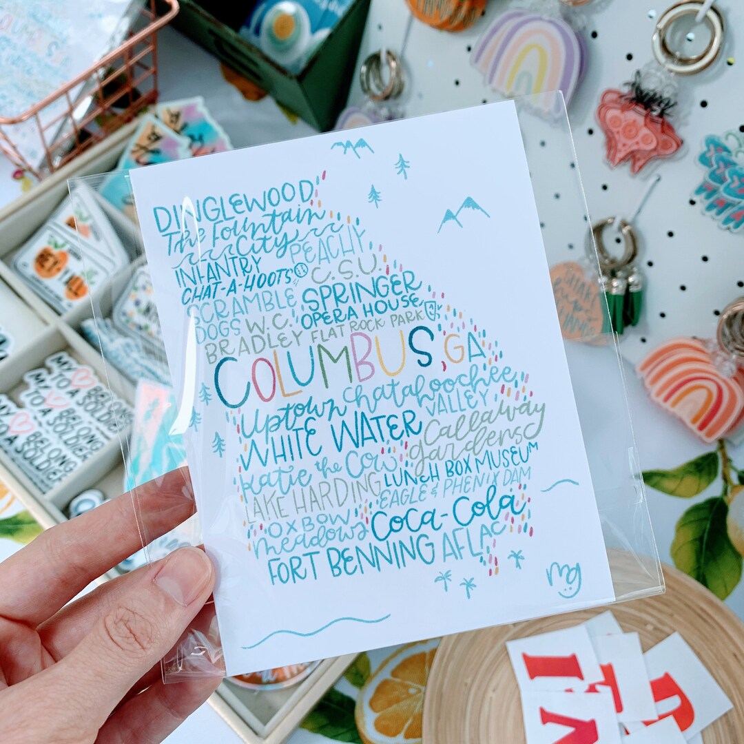 Columbus, Ga Print, Columbus State University Print, CSU Print, UGA ...