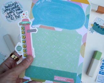 Prayer Notepad, Prayer Journal, Bible Accessories, Bible Stationery