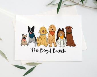 Custom Pet Portrait, Custom Dog Portrait, Custom Dog Illustrated Drawing, Dog Caricature