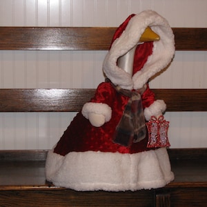 Goose Clothes: Saint Nicholas ready for Christmas Goose Outfit by Silly Goose