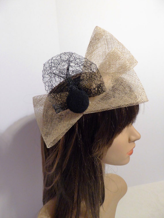 NWT Something Special Sinamay Hat Something Special- Sinamay Hat w/ Big Satin Bow main image 4