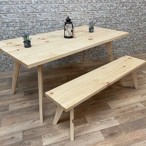 Scandinavian Dining Table, Scandi Table, Kitchen Dining Table