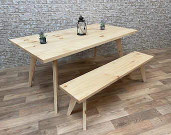 Scandinavian Dining Table, Scandi Table, Kitchen Dining Table