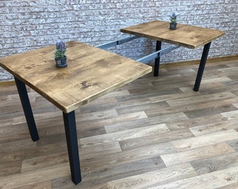 Extendable Dining Table,  Reclaimed Dining Table, Kitchen Table