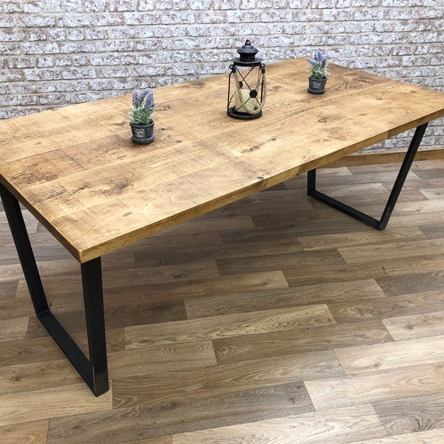 Extendable Dining Table Reclaimed Kitchen Table Reclaimed Etsy UK