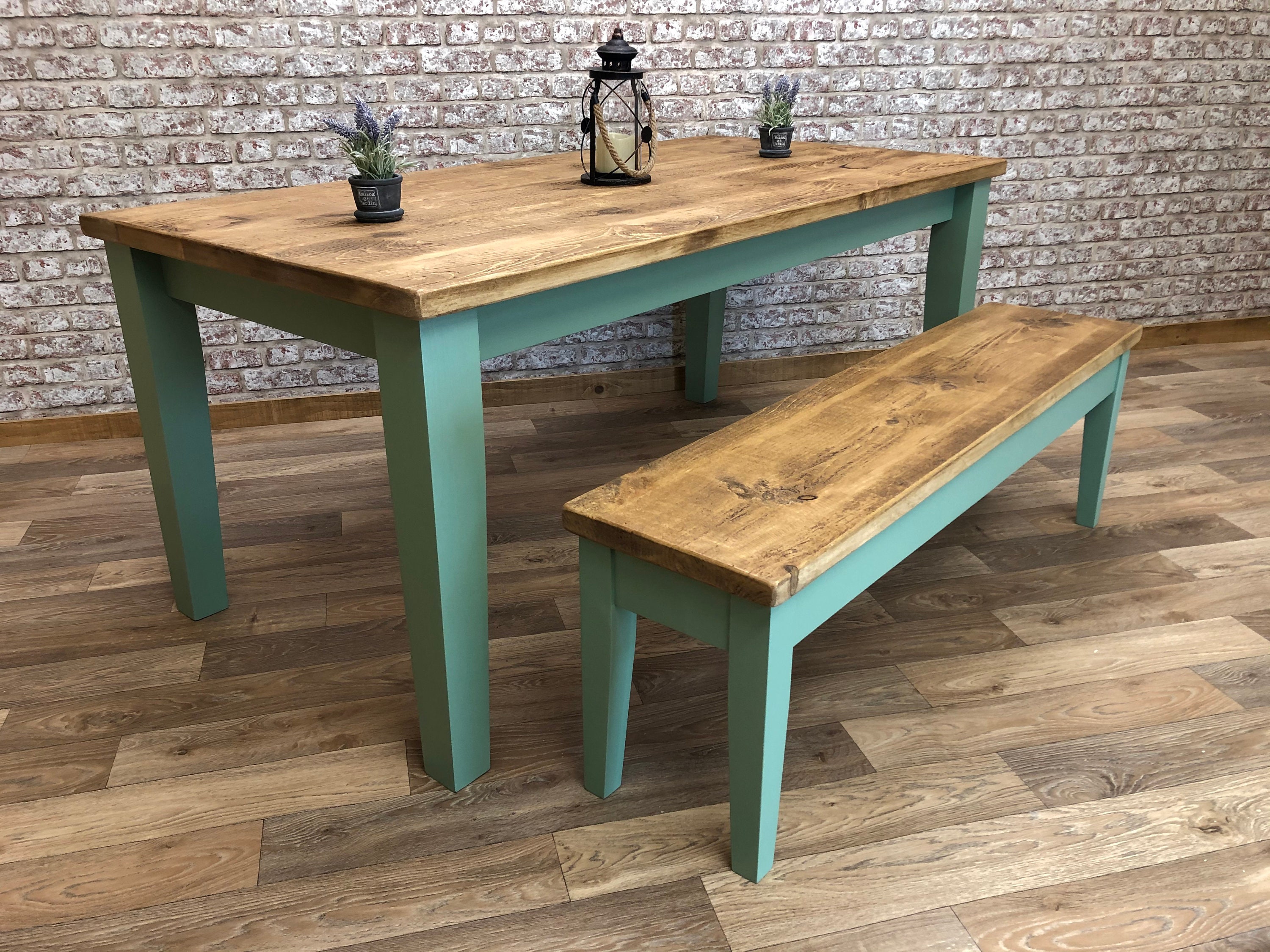 Rustic Reclaimed Farmhouse Dining Table Farm House Table - Etsy UK